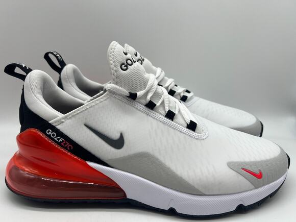 Nike Air Max 270 Golf White Red Men\'s Size 9.5 CK6483-103 New (Grade B) main image 6